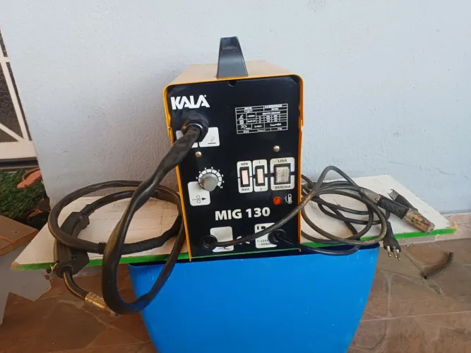 Máquina de solda mig kala 130amp