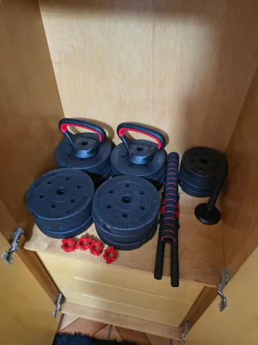 Kit halter musculação