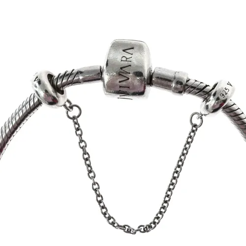 Pulseira Berloque de Prata Vivara