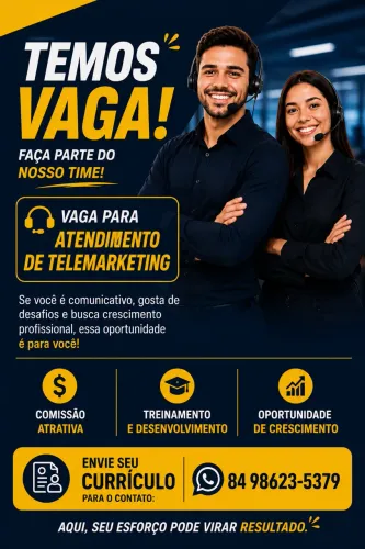Vaga de Telemarketing