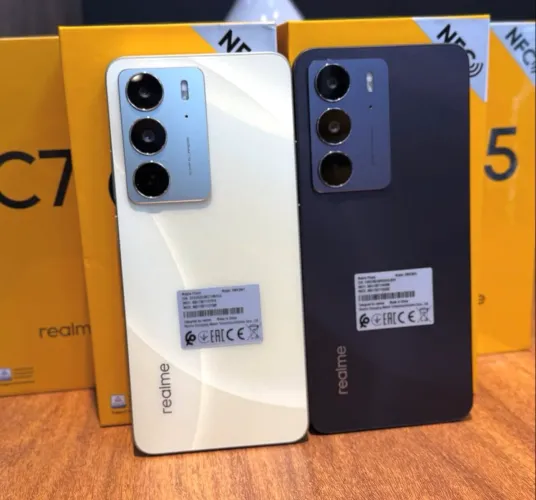 Celular Realme c75 4G NFC 256+08 Azul Rosa Entregamos Grátis