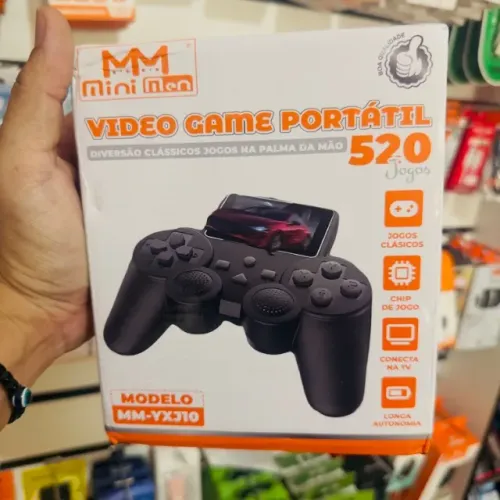 Vídeo Game Portátil Retrô 520 Em 1 Recarregável Modelo MM-YXJ10