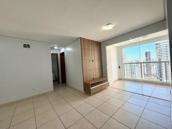 Ap 2 quartos 65m completo em armários com vista para o lago do parque flamboyant Jardim Go