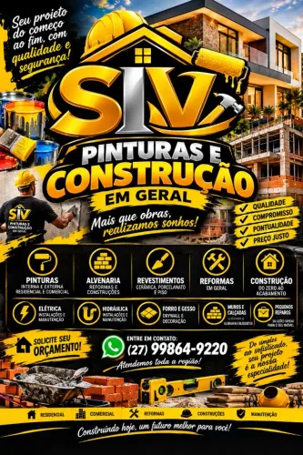 Pinturas e contruçãoes em geral