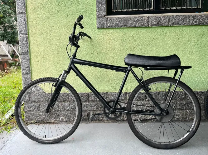Bike Aro 26 Customizada Estilo Motorizada - Banco Longo