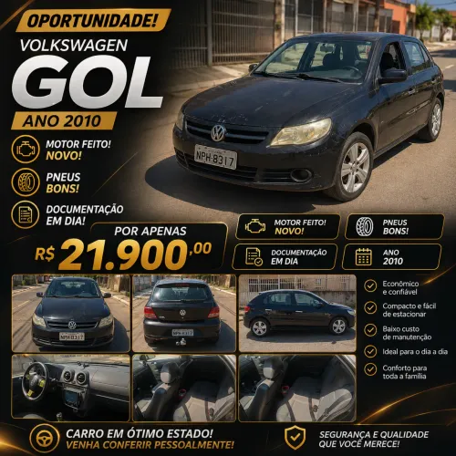Volkswagen Gol Geração IV Trend 1.0 8V MI Total Flex Mec. 2P 2010