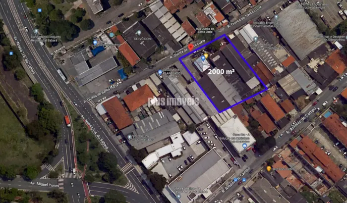 Área para Incorporação 2.000,0m² Pedreira / Santo Amaro