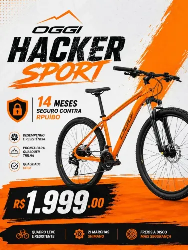 Oggi hacker SPORT R$ 1.999.00