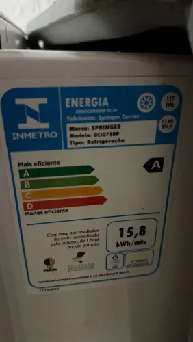 Ar-Condicionado de Janela Springer 7.500 BTUs - 127V