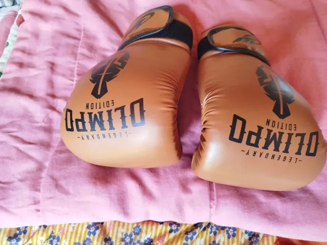 Luva de boxe, Muay thai, cor marrom Olimpo Esportes Legendary Editions