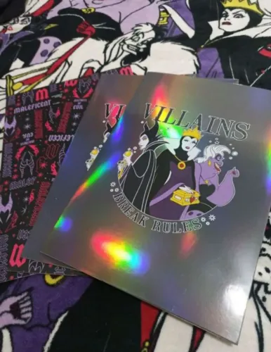Kit 4 pastas Villains Disney 
