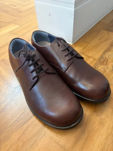 Novo e sem uso Sapato de Couro BIRKENSTOCK Marrom - Tamanho 41 (26,5 cm)