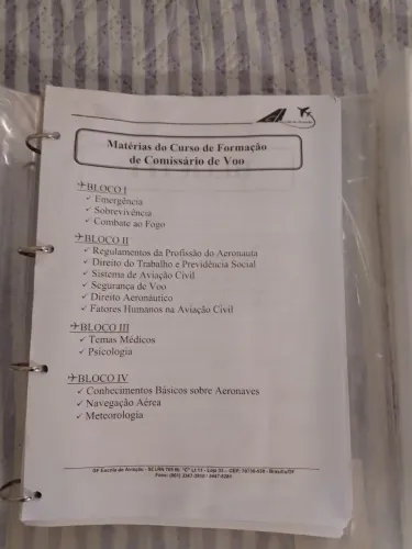 Apostila para Comissários de voo