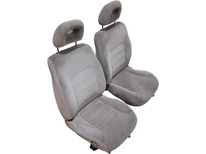 Par de Bancos Dianteiros Em Tecido Cinza Original Blazer S10 Cabine Dupla de 1996 a 1999