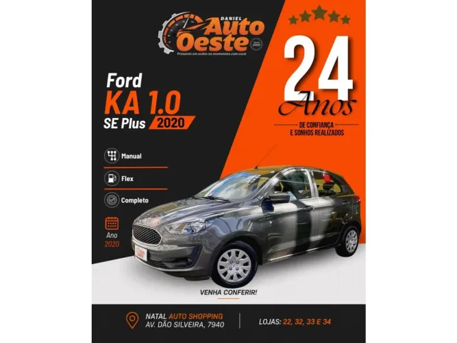 Ford KA 1.0 SE 12V Flex 4P Manual 2020