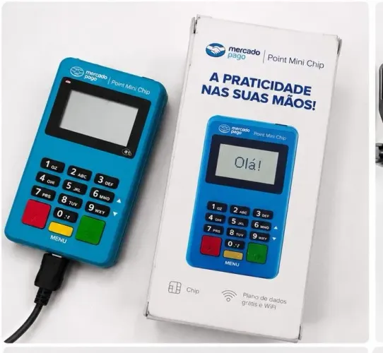MAQUININHA MERCADO PAGO POINT MINI CHIP