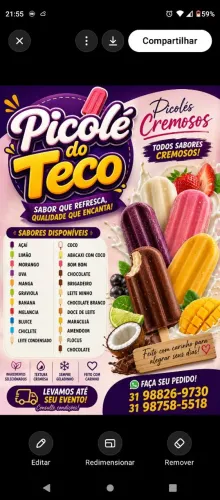 Picolé atacado e varejo