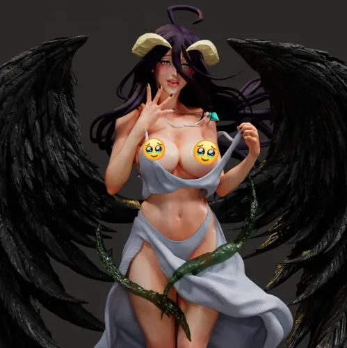 Albedo Overlord 1/6 - Estátua Luxo Resina (Sob Encomenda)