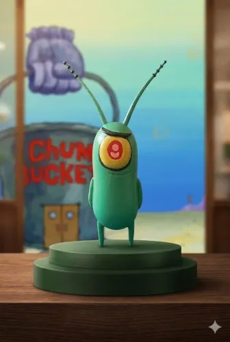 Personagem Plankton Bob Esponja
