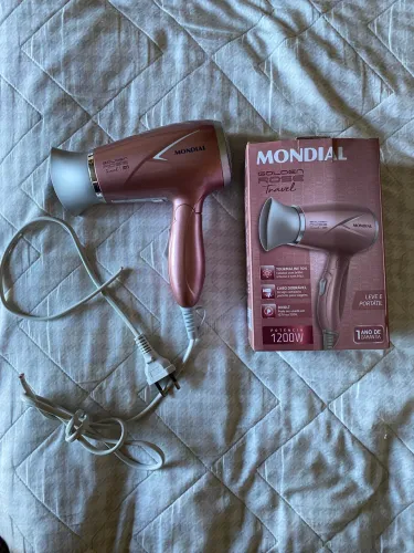 Secador de cabelo com defeito