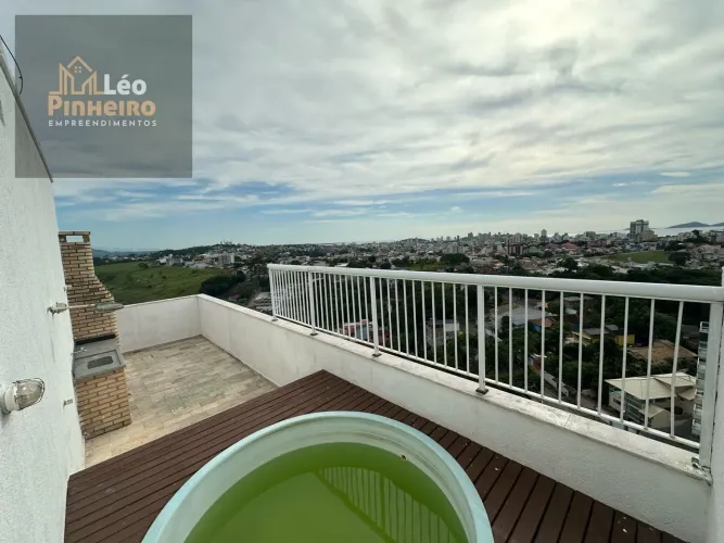Cobertura em Glória - Macaé: 2 dormitórios, 112m² e R$585 mil à venda ou R$3.650 para loca