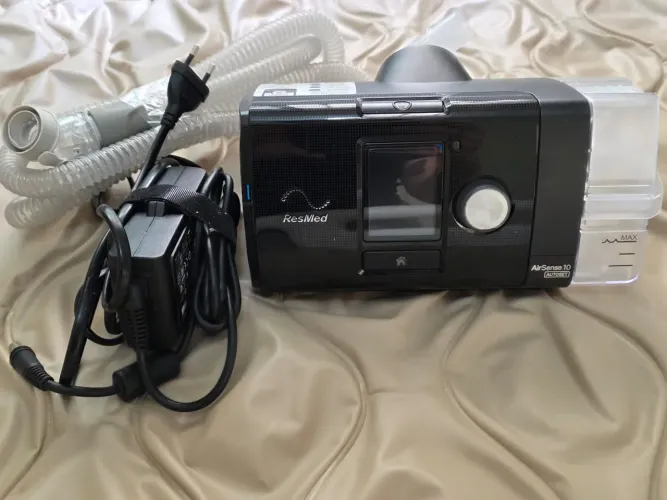 CPAP AutoSet com Umid. S10 - ResMed + Mascara Cepap RedMad Airfit F20 m