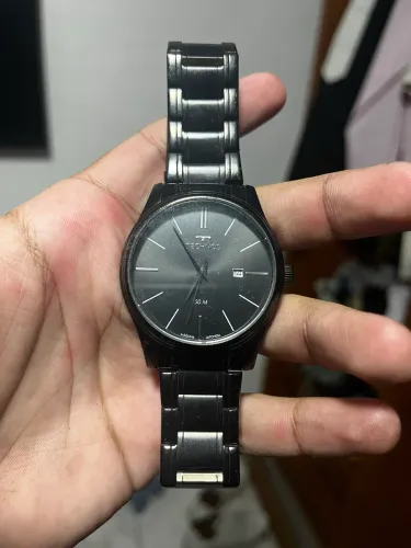 Relógio technos original preto modelo premio da linha de 2022