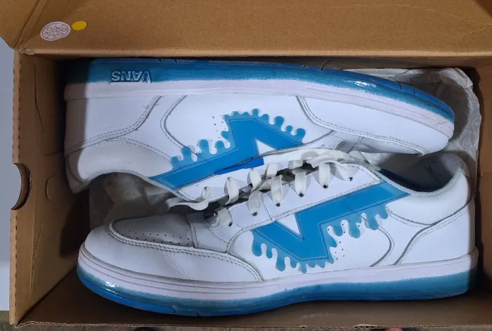 Tênis Vans Lowland CC 'Drip - Slushie White Blue'