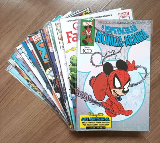 O Espetacular Homem-Aranha Capas Variantes Disney 100 Anos