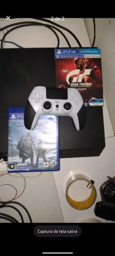 PS4 Pro 1TB + God of War Ragnarok + Gran Turismo 7 + 1 Controle