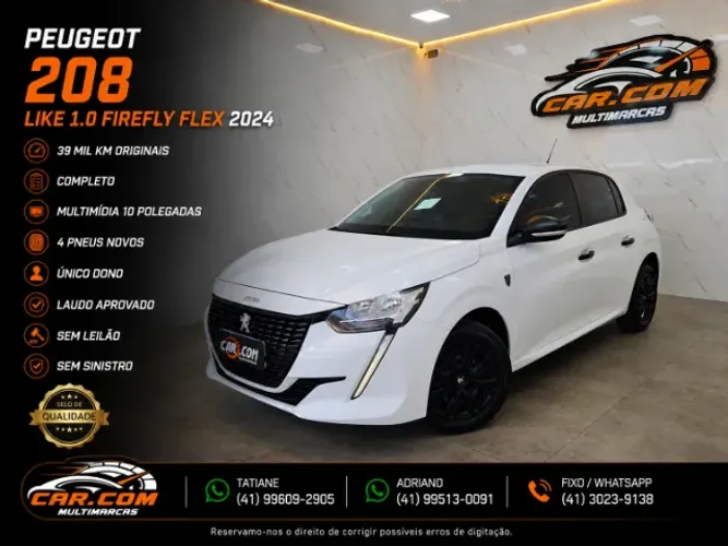 Peugeot 208 Like 1.0 Flex 6V 5P Mec. 2024