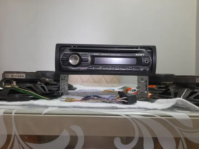Som automotivo Sony kit completo