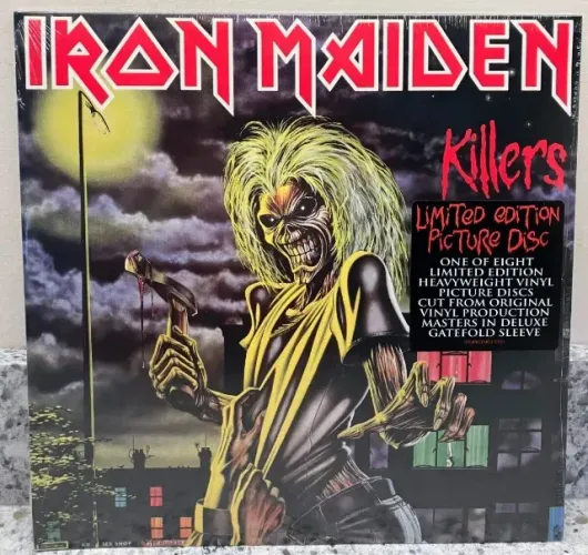 LP Iron Maiden Killers Picture Disc 2012 Lacrado