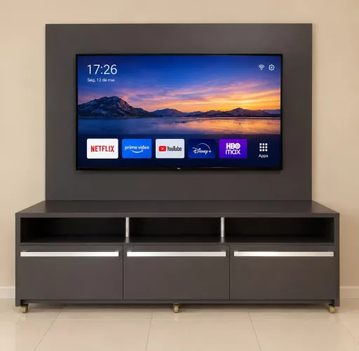 Rack com painel