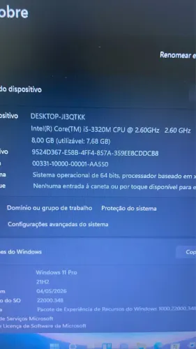 Notebook Lenovo Core i5 3 geração Por Apenas $899
