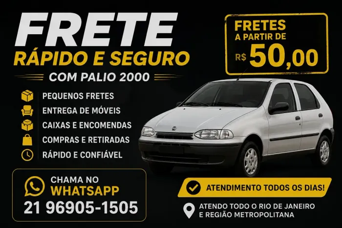 Fretes e Entregas Rápidas - Atendimento com Palio