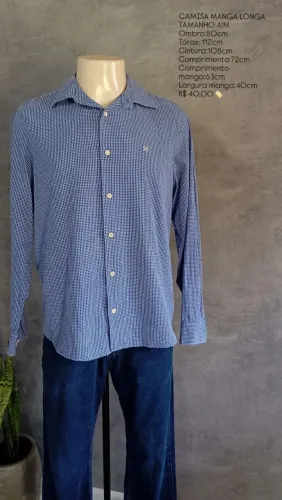 CAMISA SOCIAL MANGA LONGA 