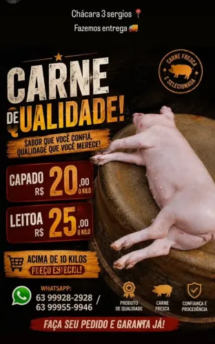 Vende-se Porcos Caipira, da melhor qualidade!