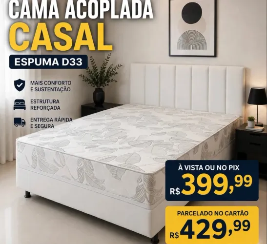 (EM 4 CORES) A MAIS COMPRADA DA REGIÃO? CAMA BOX CASAL De 459,90 Por 399,00 !!!
