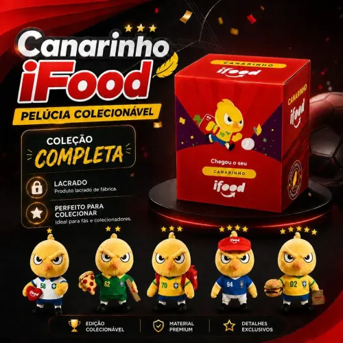 Canarinho Seleção Brasileira Ifood copa 2026