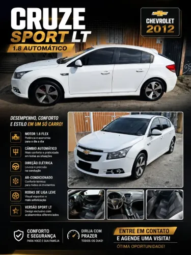 Chevrolet Cruze HB Sport LT 1.8 16V Flexp. 5P AUT 2012
