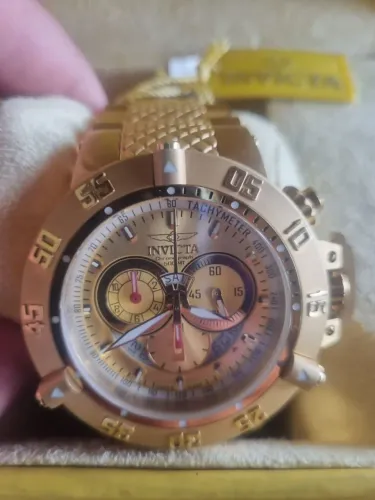 INVICTA SUBAQUA NOMA III ORIGINAL BANHADO A OURO NOVO