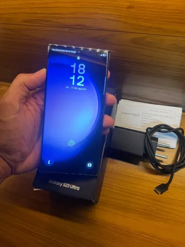 S23 ultra 256gb C/ caixa e NOTA FISCAL