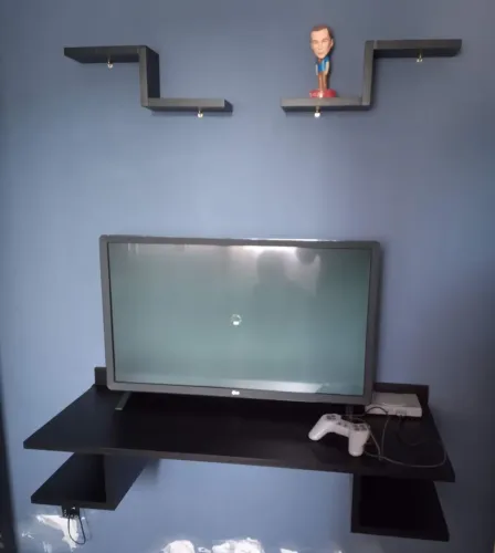 Bancada 100% MDF com Nichos