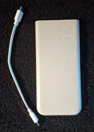Bateria Carregador Portátil 2x USB-C, 10000mAh, Super Rápida 25W