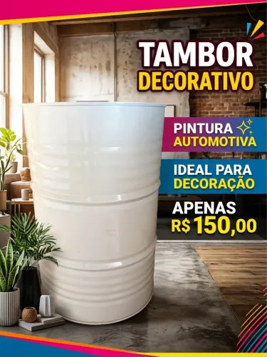 TAMBOR DECORATIVO PINTURA AUTOMOTIVA