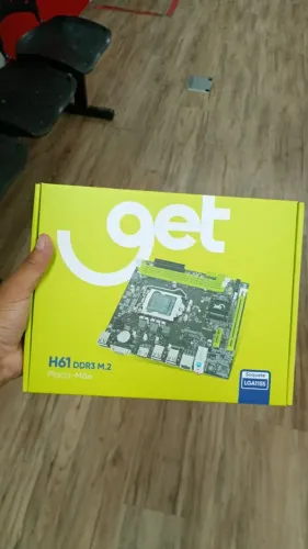 Placa-Mãe Get H61 DDR3 M2 LGA 1155, Suporte Intel 2°/3°