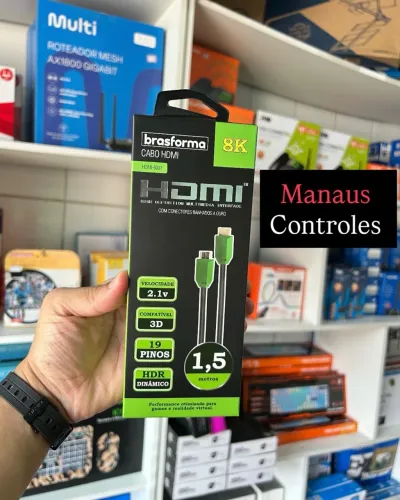 Cabo Hdmi de 1,5M com Resolução 8K