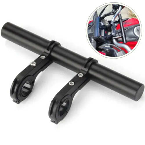 Suporte Barra de Navegação GPS Celular Universal 20cm para Moto Barra de Acessórios