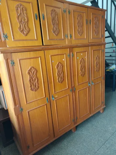 ?GUARDA-ROUPA CASAL MADEIRA ? bem conservado marcas de uso ?entrego e passo cartão